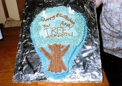 Birthday cake that Becky made for David